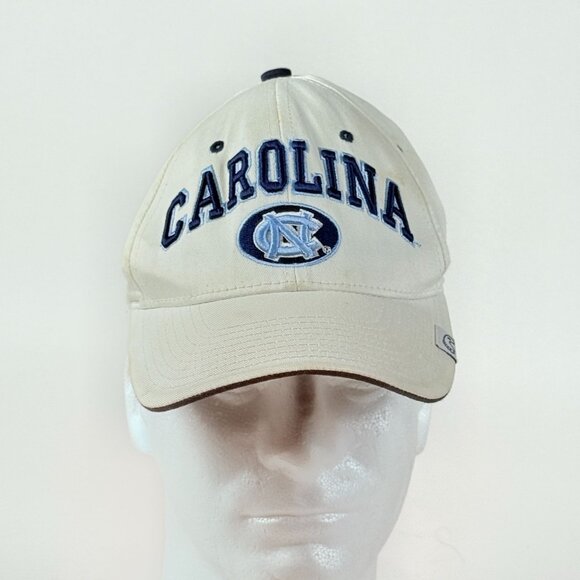 NCAA Carolina Tar Heels Zephyr The Z Hat Adjustable Cap Embroidered Logo Beige - Picture 1 of 8